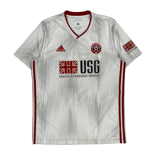 Sheffield United Adidas Football Shirt - Large White Polyester