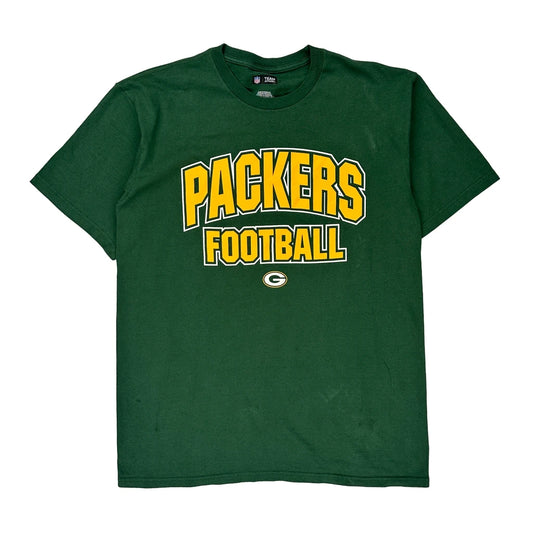 Green Bay Packers Nfl T-Shirt - Large Green Cotton