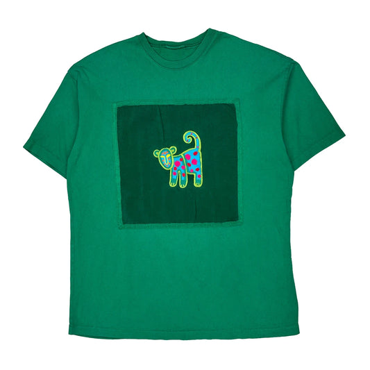 Unbranded T-Shirt - Large Green Cotton
