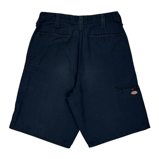 Dickies Shorts - 31W 11L Navy Polyester Blend