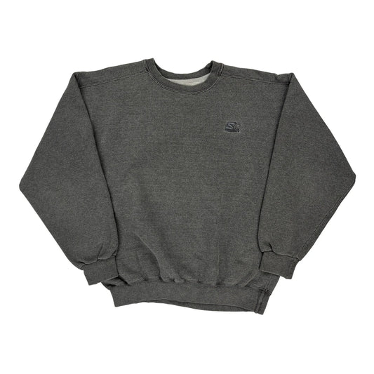 Made In Usa Starter Sweatshirt - XL Grey Cotton Blend