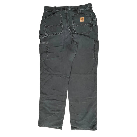 Carhartt Carpenter Trousers - 32W 36L Grey Cotton