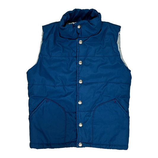 Made In Usa The North Face Gilet - Large Blue Polyester