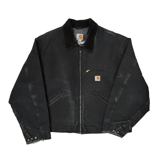 Vintage Fedex Ground Carhartt Detroit Jacket - 2XL Black Cotton