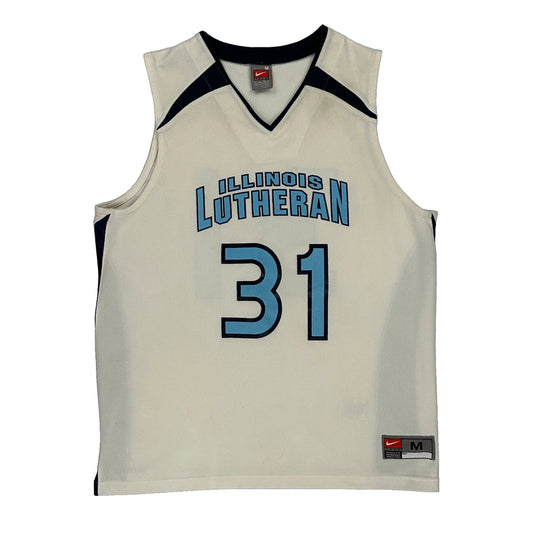 Illinois Lutheran Nike Jersey - Medium White Polyester