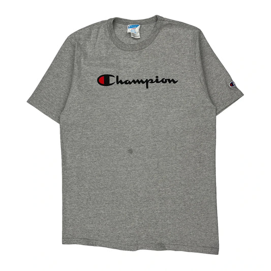Champion T-Shirt - Large Grey Cotton