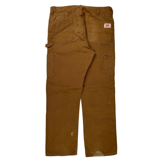 Carhartt Carpenter Trousers - 36W 31L Brown Cotton