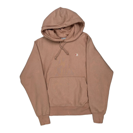 Champion Hoodie - Small Brown Cotton
