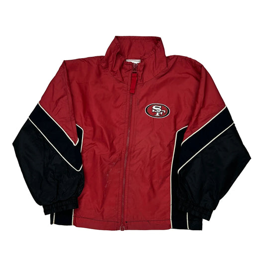 San Francisco 49Ers Nfl Football Windbreaker - 2XS Black Polyester