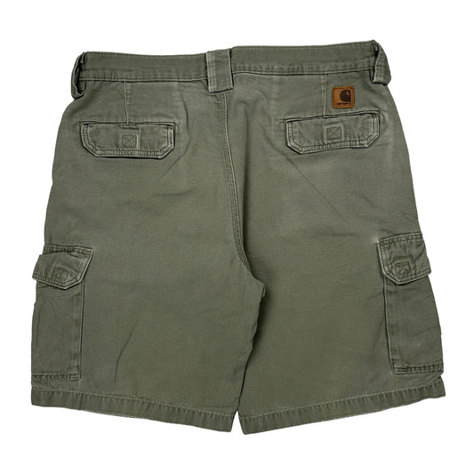 Carhartt Cargo Shorts - 35W 9L Grey Cotton
