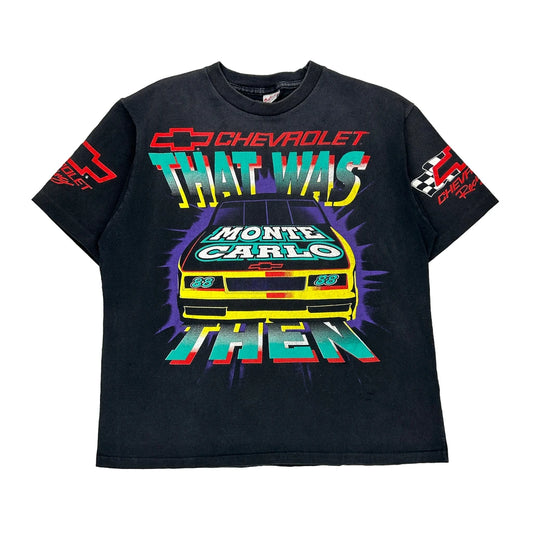 Chevrolet Racing Preferred Sportswear Graphic T-Shirt - Large Navy Cotton