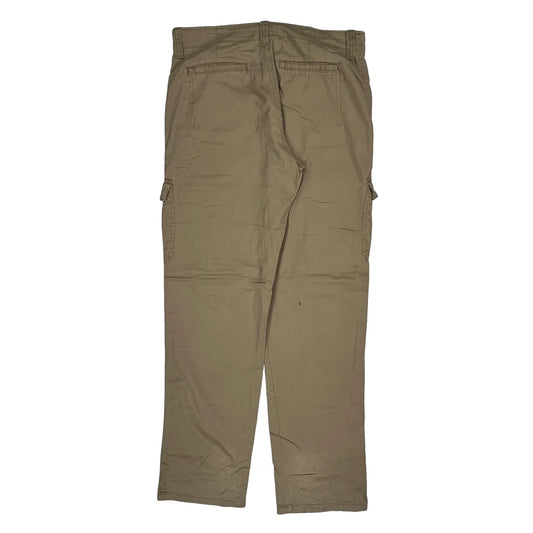 Wrangler Cargo Trousers - 32W 30L Khaki Cotton