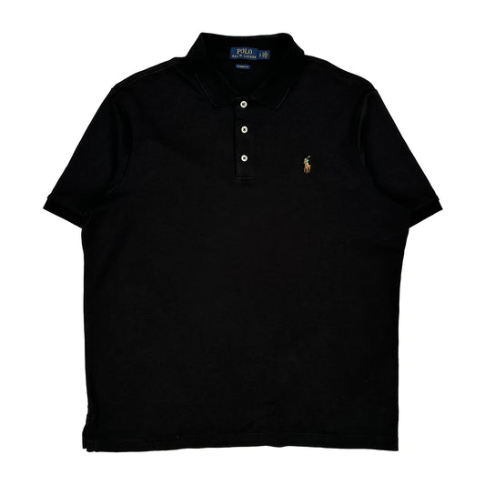 Polo By Ralph Lauren Polo Shirt - Large Black Cotton