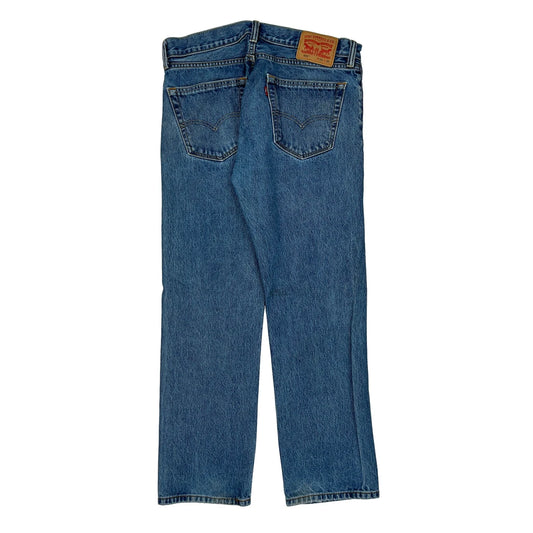 505 Levis Jeans - 32W 30L Blue Cotton