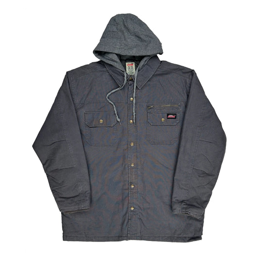 Vintage Dickies Overshirt - XL Grey Cotton