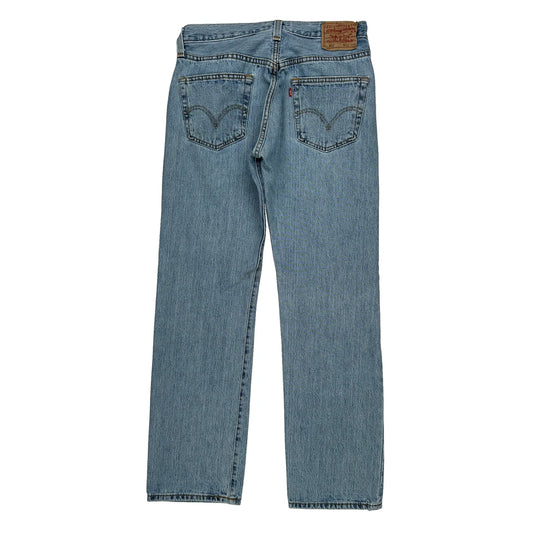 501 Levis Jeans - 30W 30L Light Wash Denim