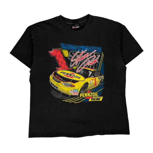 Steve Park Chase Authentics Nascar T-Shirt - Large Black Cotton