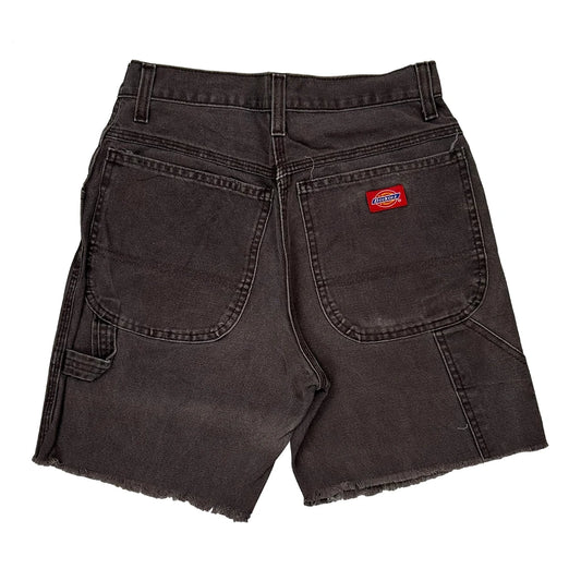 Dickies Denim Shorts - 25W 9L Grey Cotton