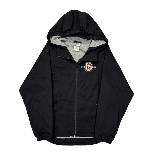 Grumpy Disney Graphic Jacket - Small Black Nylon