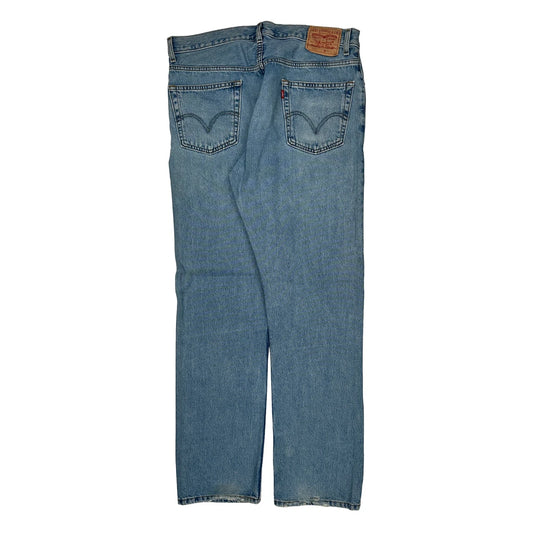 505 Levis Jeans - 36W 34L Blue Cotton