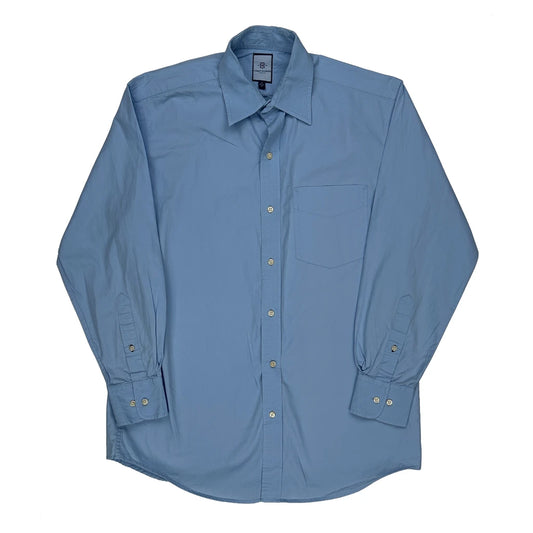 Vintage Tommy Hilfiger Shirt - Medium Blue Cotton