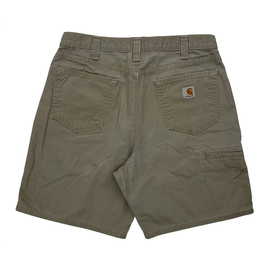 Vintage Carhartt Carpenter Shorts - 34W 10L Khaki Cotton