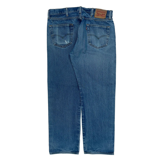 501 Levis Jeans - 34W 28L Blue Cotton