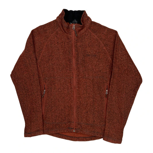Marmot Fleece Jacket - Medium Red Polyester