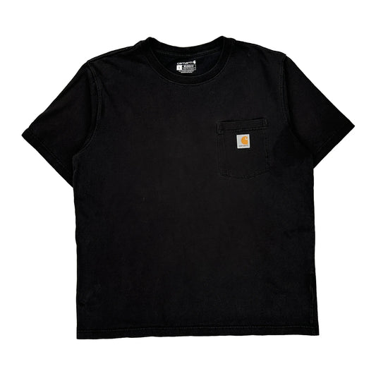 Carhartt T-Shirt - Large Black Cotton