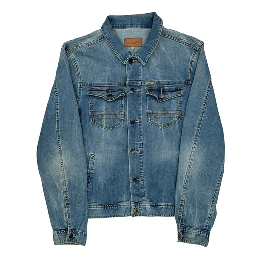 Wrangler Denim Jacket - 2XL Blue Denim