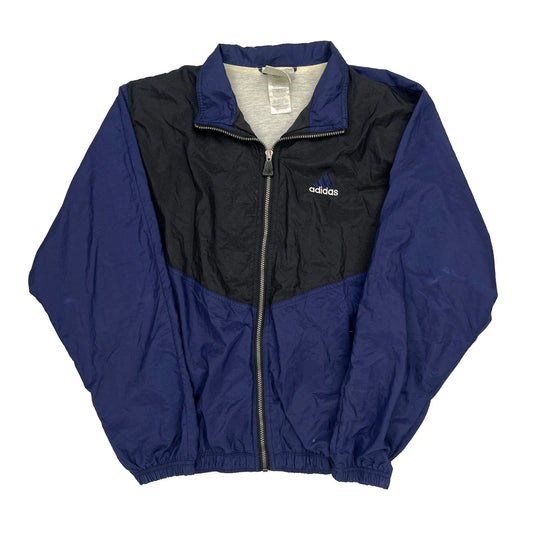 Adidas Windbreaker - Small Black Nylon