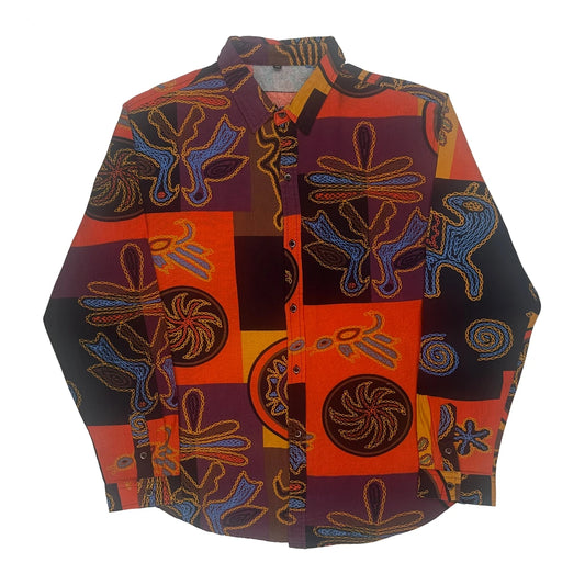 Unbranded Patterned Shirt - 2XL Multicoloured Cotton