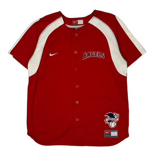 Los Angeles Angels Nike Mlb Jersey - Medium Red Polyester