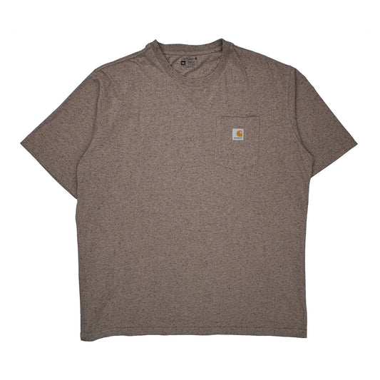 Carhartt T-Shirt - 2XL Brown Cotton