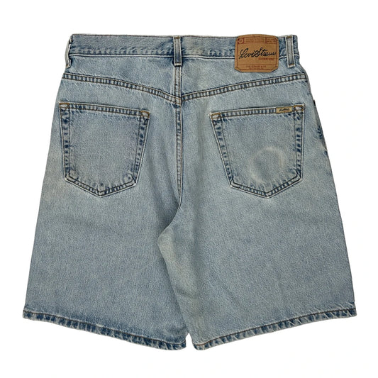 Levis Denim Shorts - 32W 9L Light Wash Cotton