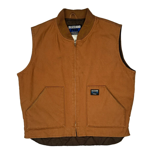 Blizzard Proof Blizzard Workwear Gilet - XL Brown Cotton