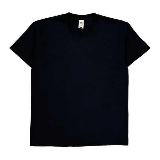 Fruit Of The Loom T-Shirt - Medium Black Cotton