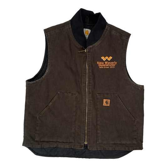 Carhartt Gilet - Large Brown Cotton