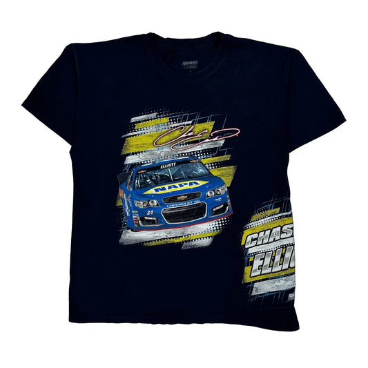 Chase Elliott Hendrick Nascar T-Shirt - Large Black Cotton