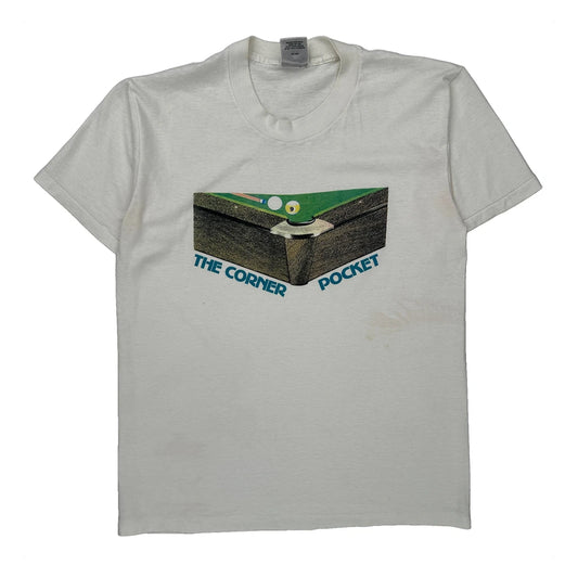 Oneita Graphic T-Shirt - Large White Cotton Blend