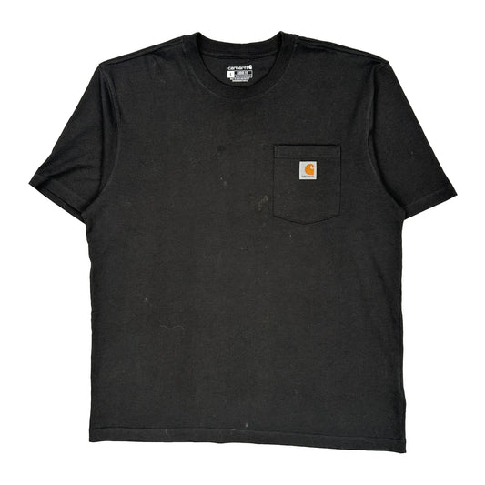 Carhartt T-Shirt - Large Black Cotton