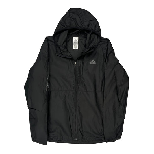Adidas Jacket - Large Black Polyester