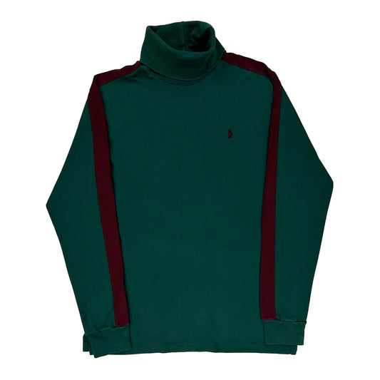 Polo By Ralph Lauren Rollneck - Medium Burgundy Cotton