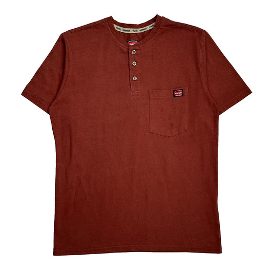 Wrangler T-Shirt - Medium Red Cotton