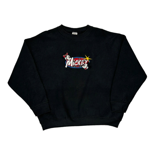 Made In Usa Mickey & Co. Sweatshirt - XL Black Cotton Blend