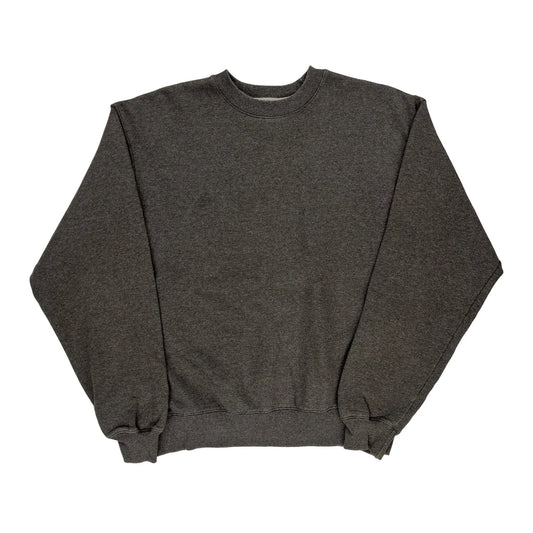Champion Sweatshirt - Large Grey Cotton Blend