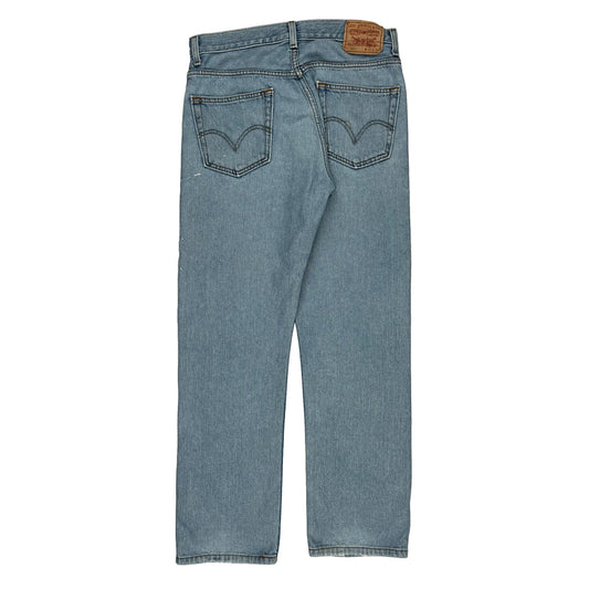 505 Levis Jeans - 34W 31L Light Wash Cotton