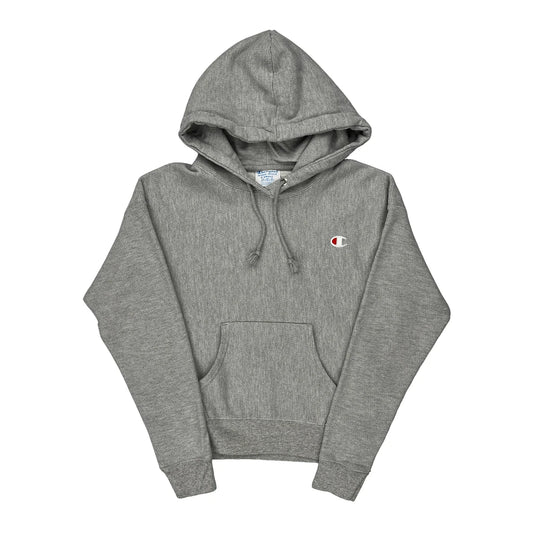 Reverse Weave Champion Hoodie - XS Grey Cotton