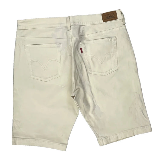 Levis Denim Shorts - 32W 10L White Cotton