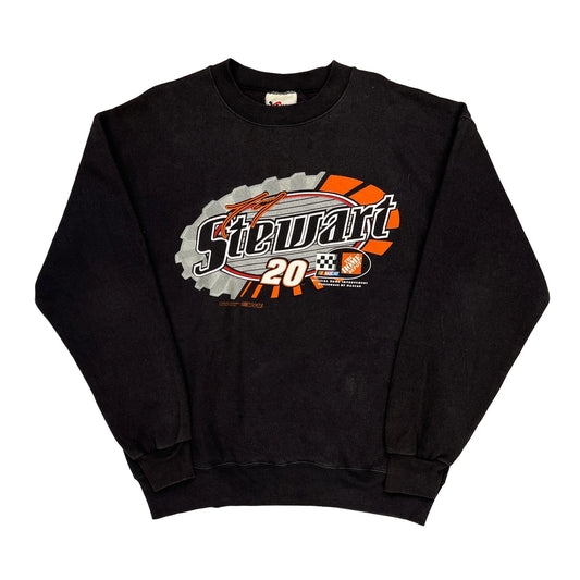 Chase Authentics Nascar Sweatshirt - Large Black Cotton